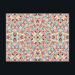 Classical Geometric Mandala Pattern Wedding Postcard<br><div class="desc">Beautiful Invitation to celebrate Special occasions and festivals comes with digital and E-invitation as per your request. We would love to replicate our designs to make multiple products like rsvp cards, labels envelopes, and more. Customization is available for ready to print on request at info@shamaurcreatif@gmail.com. Look Forward to hearing from...</div>