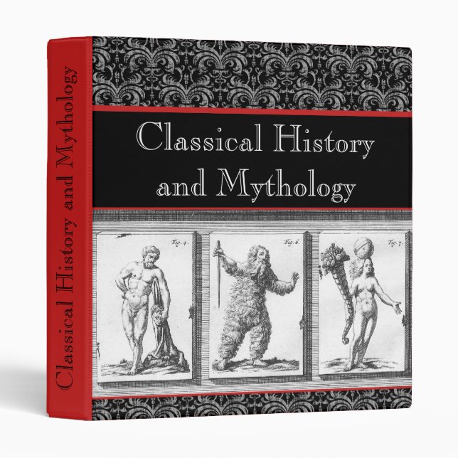 Classical Greece / Rome Mythology Notebook Binder (Front/Spine)