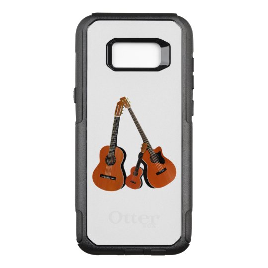 Classical Guitar Acoustic Bass and Ukulele OtterBox Commuter Samsung Galaxy S8+ Case