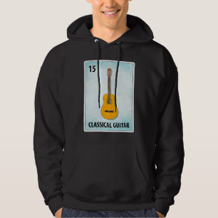 Classical Guitar Mexican Guitarist Cards Hoodie