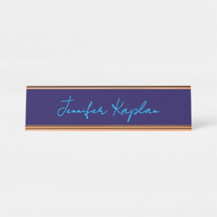 Classical Handwriting Minimalist Professional Desk Name Plate