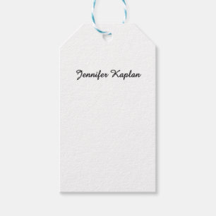 Classical Handwriting Minimalist Professional Gift Tags