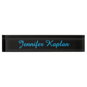 Classical Handwriting Minimalist Professional Nameplate