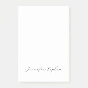Classical Handwriting Minimalist Professional Post-it Notes