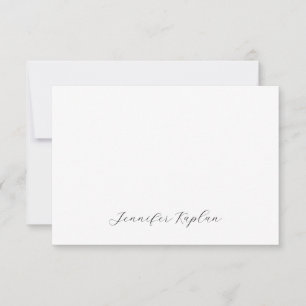 Classical Handwriting Minimalist Professional RSVP Card