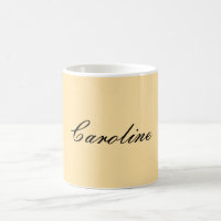 Classical Handwriting Plain Simple Beige