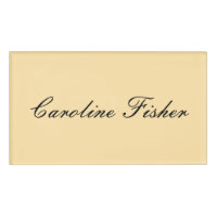 Classical Handwriting Plain Simple Beige