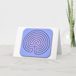 Classical Labyrinth Card