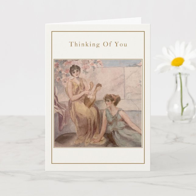 Classical Ladies – Carte « Thinking of You » (Petite plante)