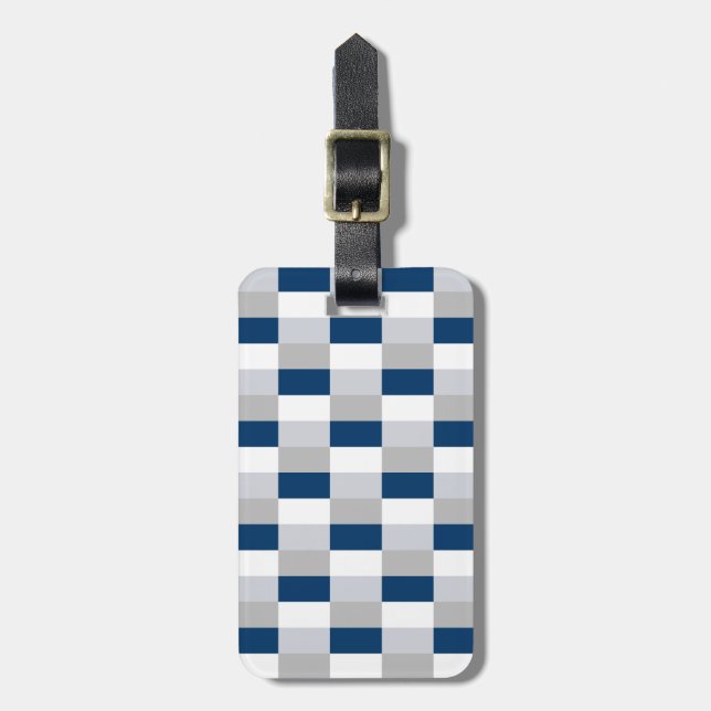 Classical Medical Colour Combination Luggage Tag (Front Vertical)