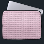 Classical Minimalist Name Handwriting Laptop Sleeve<br><div class="desc">Trendy Modern Customize Professional Simple Design. You Can Easily Edit Details on the Product.</div>