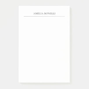 Classical Minimalist Professional Plain Post-it Notes