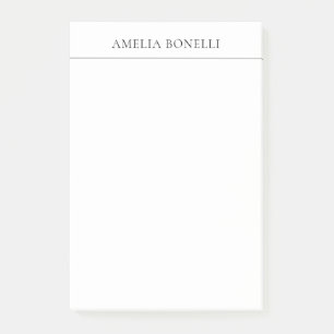 Classical Minimalist Professional Post-it Notes