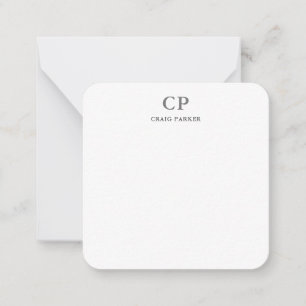 Classical Monogram Professional Plain Card