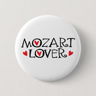 Classical Mozart Lover Gift 2 Inch Round Button