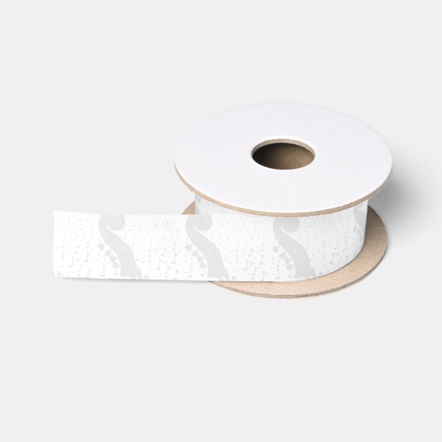 Classical Music Background Satin Ribbon (Spool)