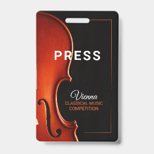 Classical Music Competition Event News Group Badge