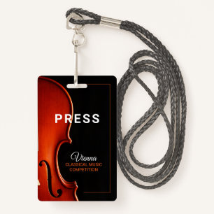 Classical Music Competition Event News Group Badge