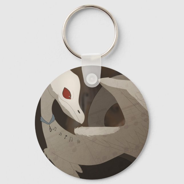 Classical Music Dragon Keychain (Front)