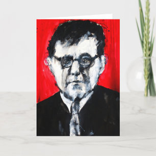 Classical Music Greeting Card - Shostakovich