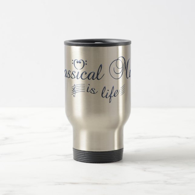 Classical Music mug - choose style & colour (Center)