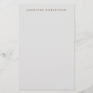 Classical Personalized Customized Minimalist Stationery