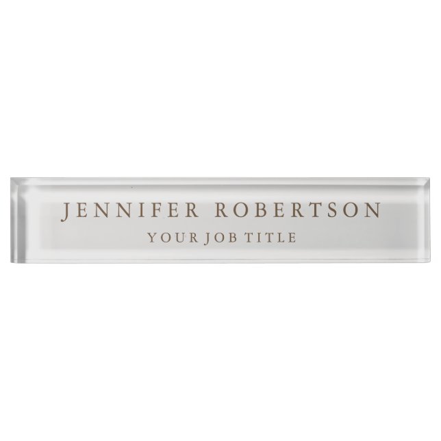 Classical Personalized Customized Nameplate (Front)