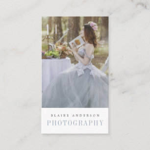 Classical Photographer Vertical Business Card