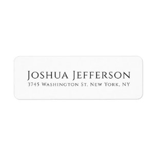 Classical Professional Creative Plain Black White