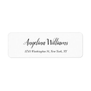 Classical Professional Handwriting Script White