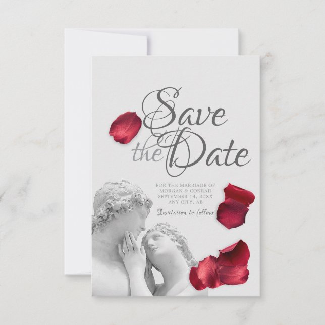 Classical Save The Wedding Date Invitation (Front)