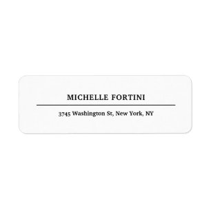 Classical White Minimalist Plain