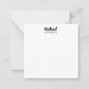 Classical White Minimalist Plain Elegant Card