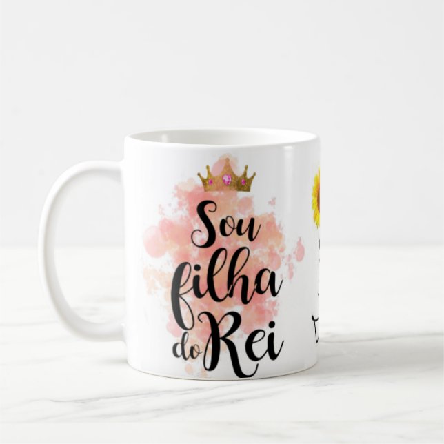 Classical white mug, 325 ml coffee mug (Left)