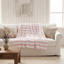 Classically Stylish Baby Pink and White Striped