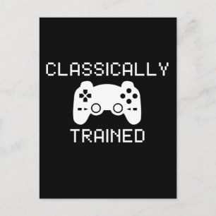 CLASSICALLY TRAINED POSTCARD