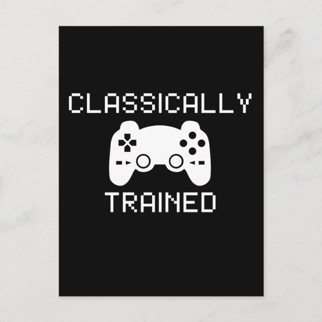 CLASSICALLY TRAINED POSTCARD (Front)