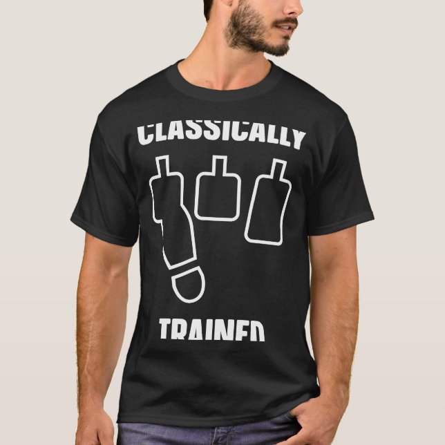 Classically Trained Stick Shift Manual Transmissio T-Shirt (Front)