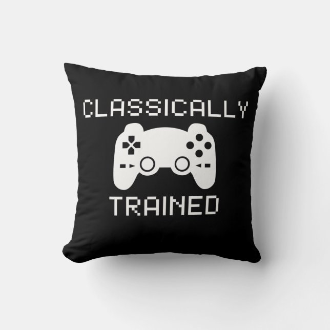 CLASSICALLY TRAINED THROW PILLOW (Front)