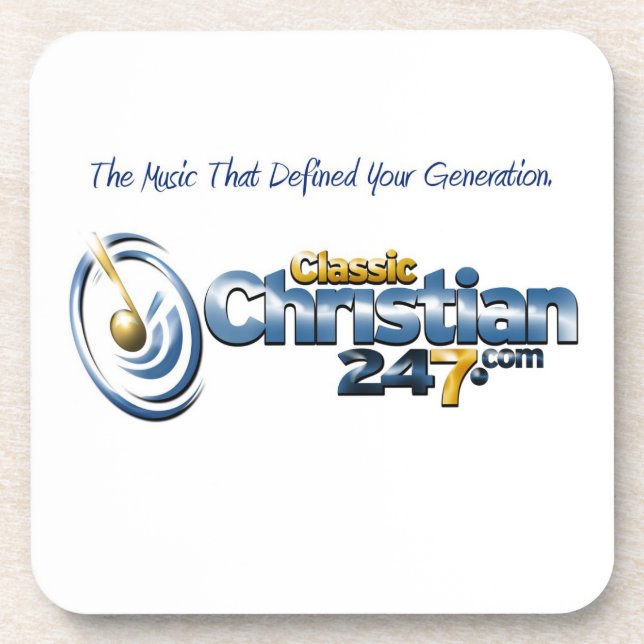 ClassicChristian247.com Coaster Set (Front)