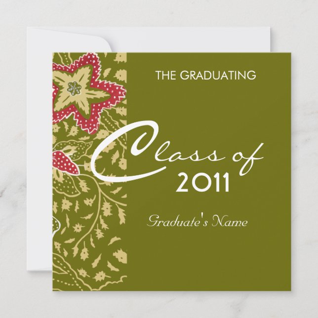 Classics Graduation Invitation (Front)