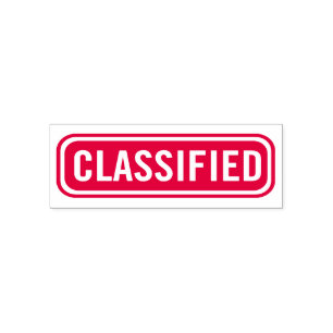 Classified Self-inking Stamp