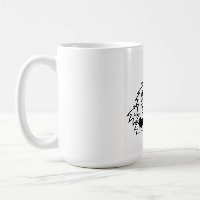 Classique 15 onces. tasse avec l'illustration de (Gauche)