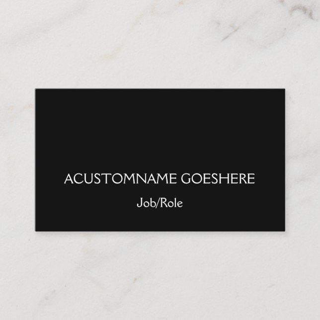 Classique, Carte de visite traditionnel (Devant)