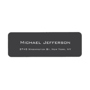 Classique Créatif Tendance Gris foncé & Blanc