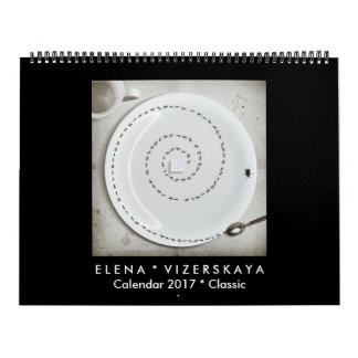 CLASSIQUE du calendrier 2017 d'art d'Elena
