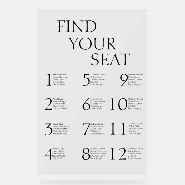 Classique Élégant Simple Moderne (Recto)