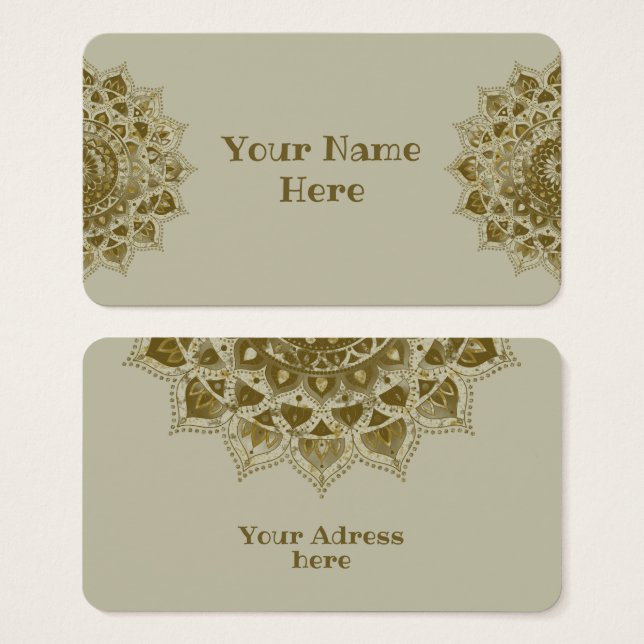 Classique Mandala Inde Style 4 (Devant & derrière)