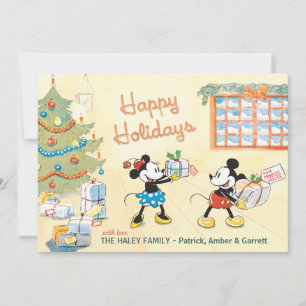 Classique Mickey et Minnie : Bonne carte de vacanc