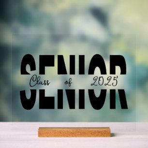 Classique noir Senior personnalisé